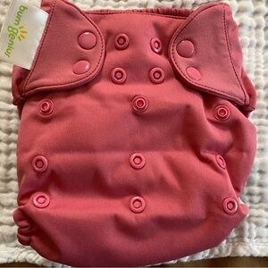 BumGenius Pink All-in-One Cloth Diaper